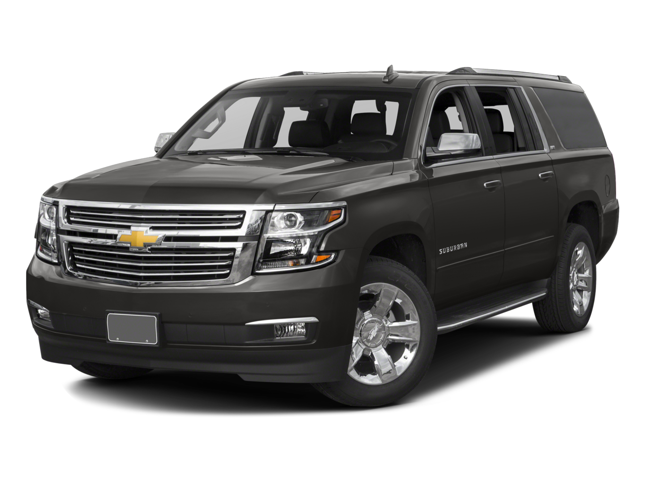 2016 Chevrolet Suburban LTZ in Iridescent Pearl Tricoat — front three-quarter view