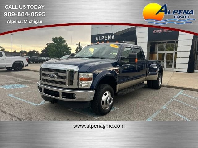 2008 Ford F-350 XL in Black — front three-quarter view