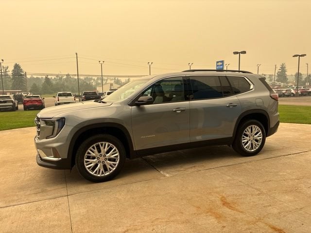 2026 GMC Acadia Elevation in Sterling Metallic — front three-quarter view