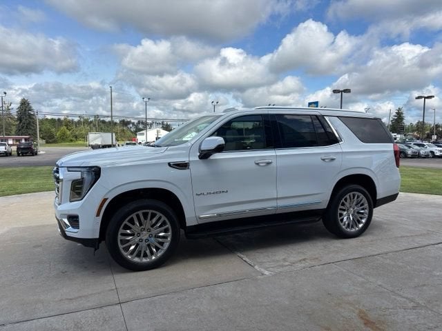2026 GMC Yukon Elevation in Summit White — front three-quarter view