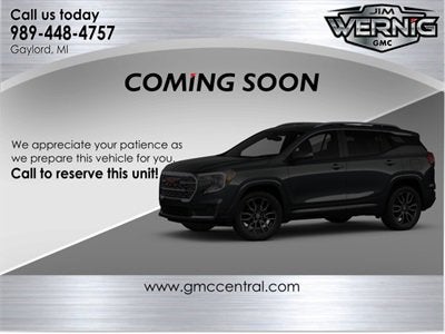 2026 GMC Terrain Elevation in Sterling Metallic — front three-quarter view