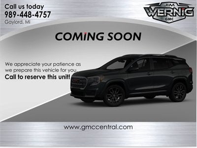 2026 GMC Terrain Elevation in Volcanic Red Tintcoat — front three-quarter view