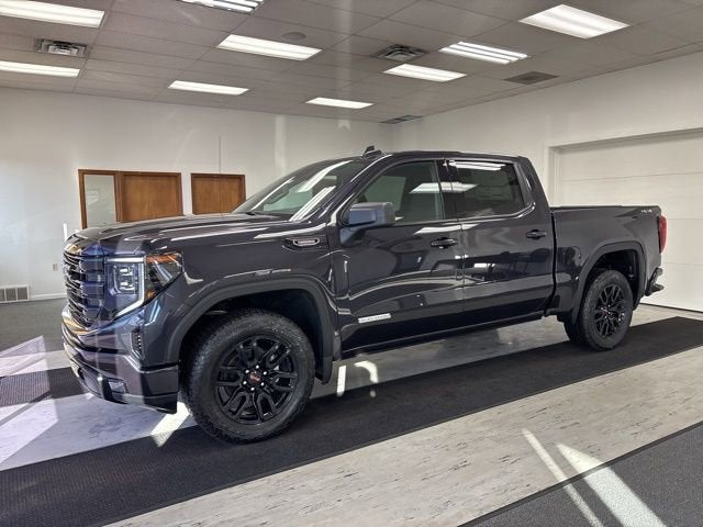 2026 GMC Sierra 1500 Elevation in Titanium Rush Metallic — front three-quarter view