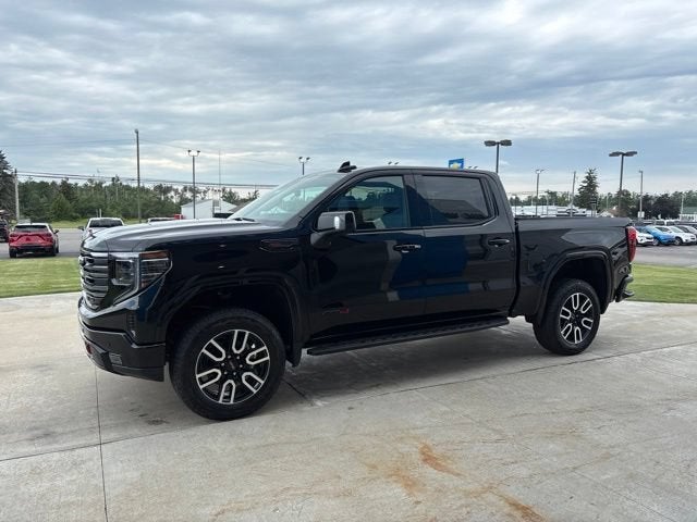 2026 GMC Sierra 1500 AT4 in Onyx Black — front three-quarter view